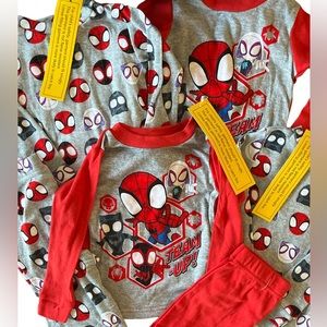2T SPIDERMAN pajamas , four shirts and two pairs of pants